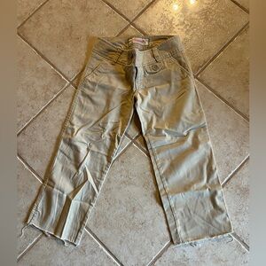 vintage y2k new Abercrombie & fitch crop capri size 00 cotton pants